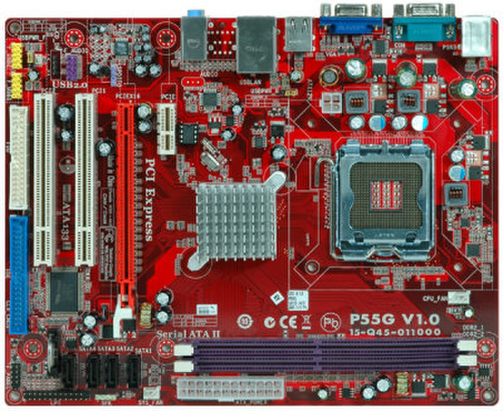PC CHIPS P55G (V1.0) NVIDIA nForce 610i Socket T (LGA 775) Микро ATX материнская плата