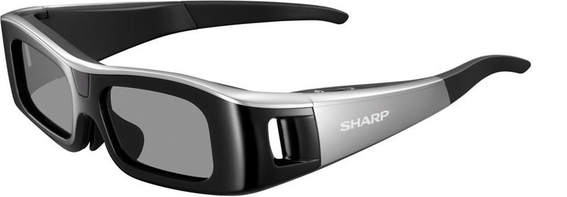 Sharp AN3DG10S Black,Silver stereoscopic 3D glasses
