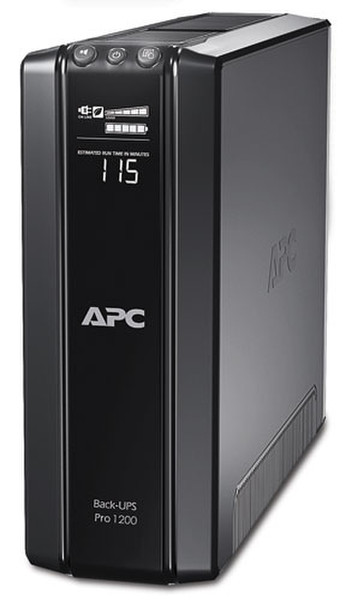 APC Back-UPS Pro Интерактивная 1200ВА 10розетка(и) Черный источник бесперебойного питания