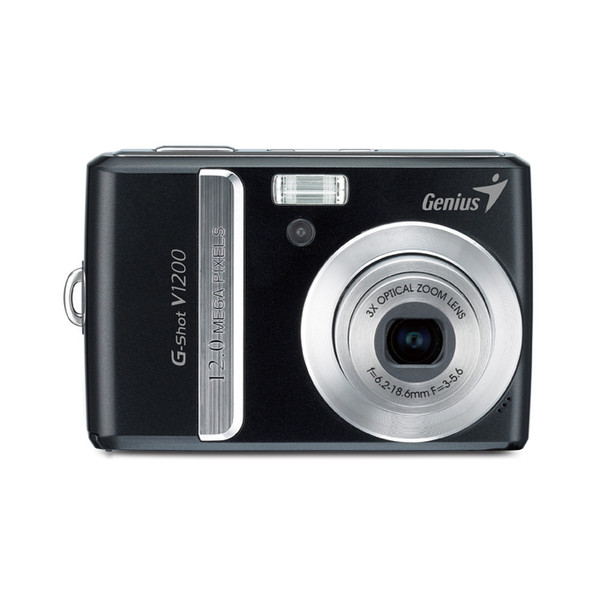Genius G-Shot V1200 Компактный фотоаппарат 12МП CCD Черный, Cеребряный