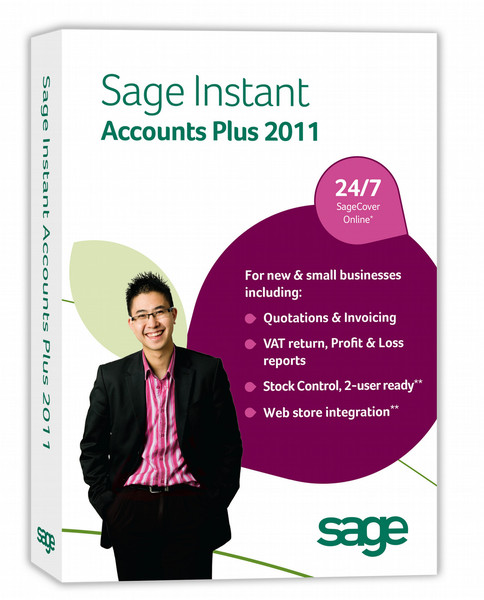 Sage Software Instant Accounts Plus 2011 (v17), 2u, RTL
