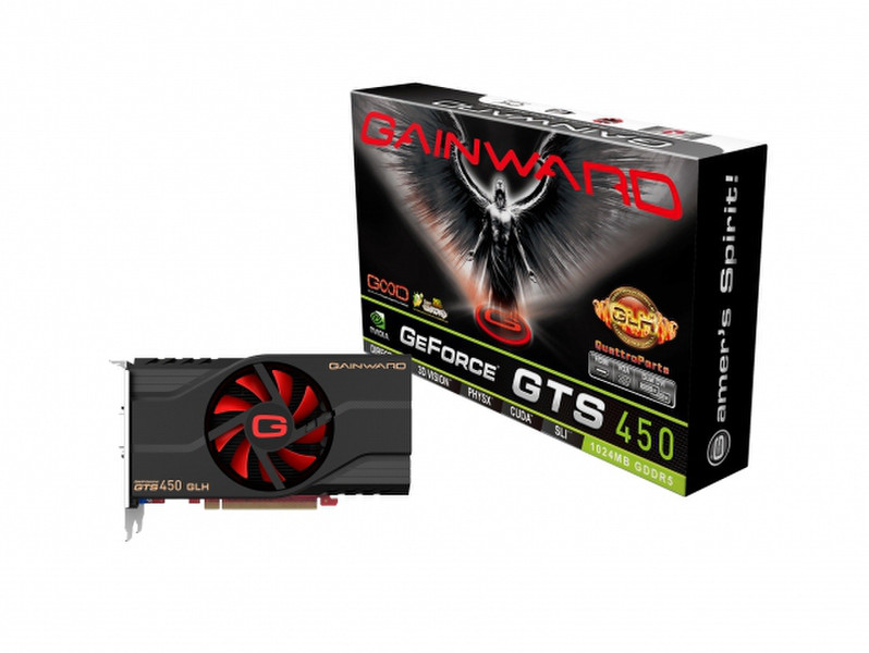 Gainward 4260183361367 GeForce GTS 450 1GB GDDR5 Grafikkarte
