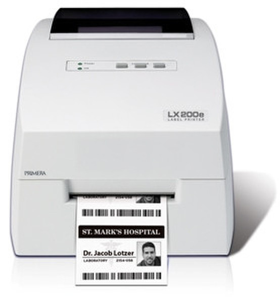 PRIMERA LX200e 1200 x 1200dpi Белый устройство печати этикеток/СD-дисков