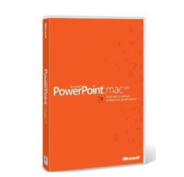 Microsoft PowerPoint:mac 2011, 1u, OLP-NL