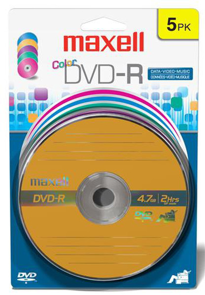 Maxell 5x DVD-R 4.7GB 4.7GB DVD-R 5Stück(e)