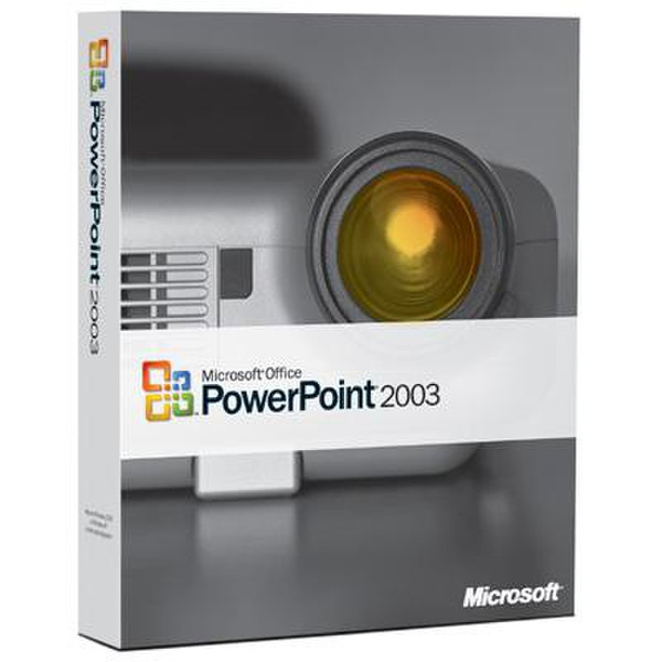 Microsoft PowerPoint 2003, Win32, Disk Kit, MVL, CD, DAN