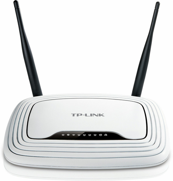TP-LINK TL-WR841ND Fast Ethernet Черный, Белый wireless router