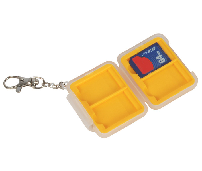 Bilora 165 Plastic White,Yellow memory card case