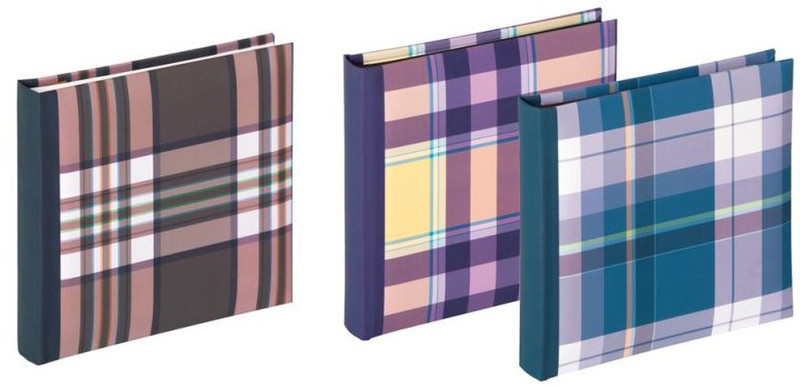 Walther Square Paper Blue,Brown,Violet photo album