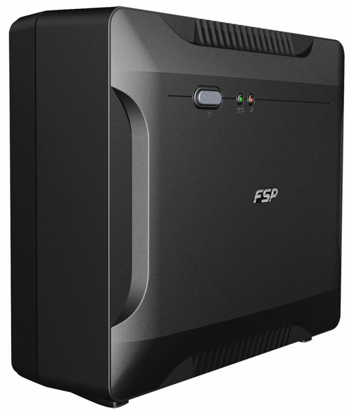 FSP/Fortron Nano 600 600VA 2AC outlet(s) Kompakt Schwarz Unterbrechungsfreie Stromversorgung (UPS)