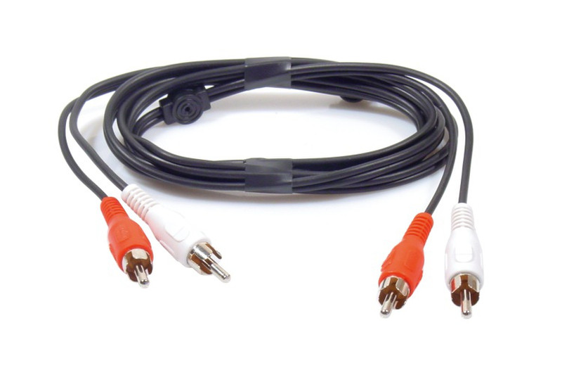 KRAM XA291 1.5m 2 x RCA Schwarz, Rot, Weiß Audio-Kabel