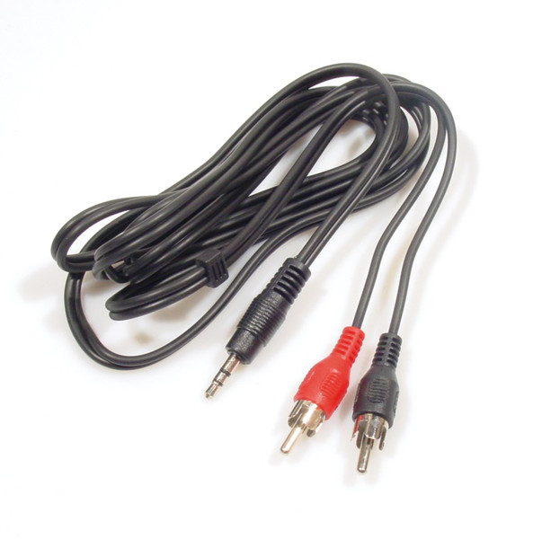 KRAM XA295 1.8m 3.5mm Schwarz, Rot Audio-Kabel