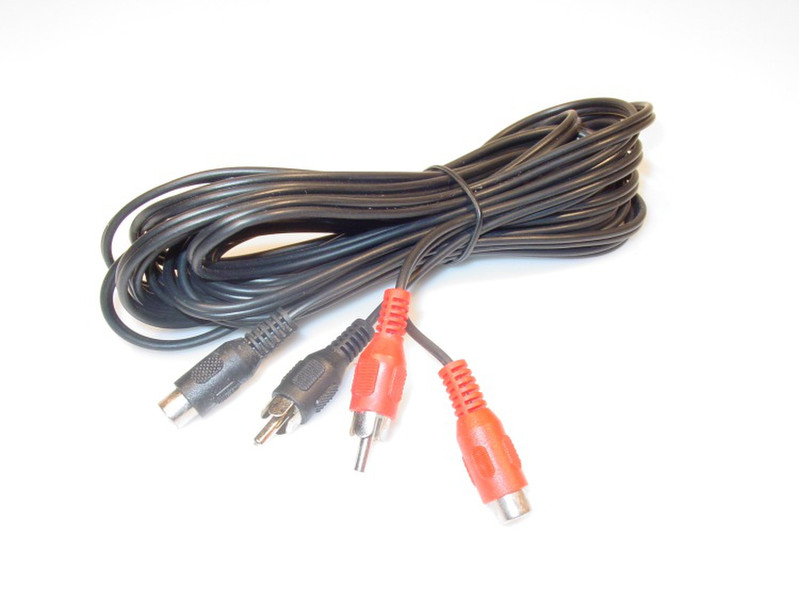 KRAM XA298 5м 2 x RCA Черный, Красный аудио кабель
