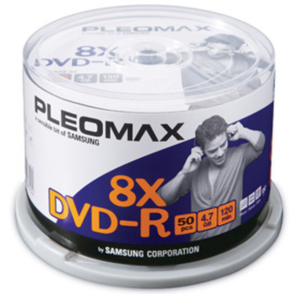 Samsung Pleomax DVD-R 4.7GB, Cake Box 50-pk 4.7GB 50Stück(e)