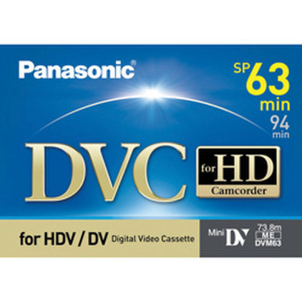 Panasonic MiniDV Video сassette 63мин 1шт