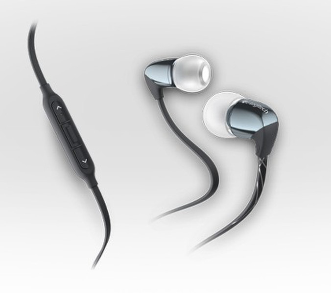 Logitech Ultimate Ears™ 400vi Вкладыши Стереофонический Проводная Черный гарнитура мобильного устройства