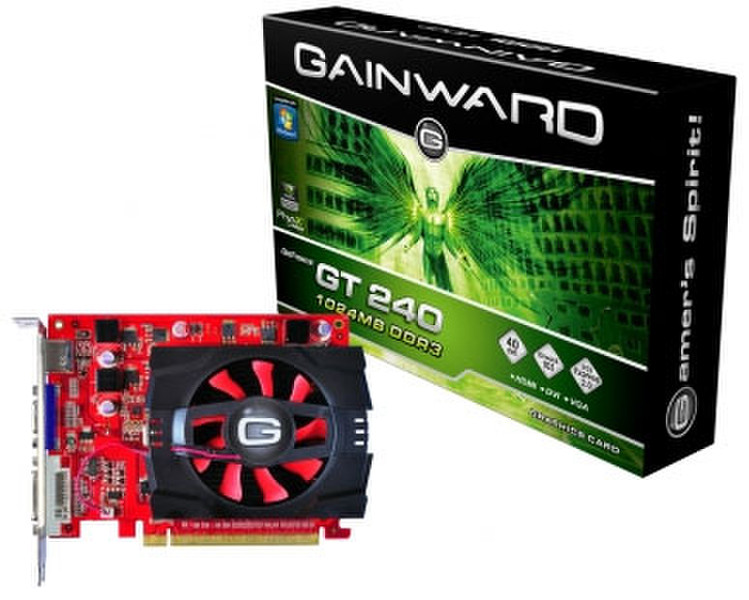 Gainward 1336 GeForce GT 240 1ГБ GDDR3 видеокарта