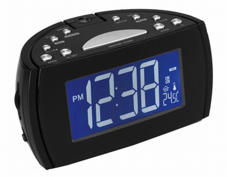 Denver CRP-514 Часы Цифровой Черный радиоприемник