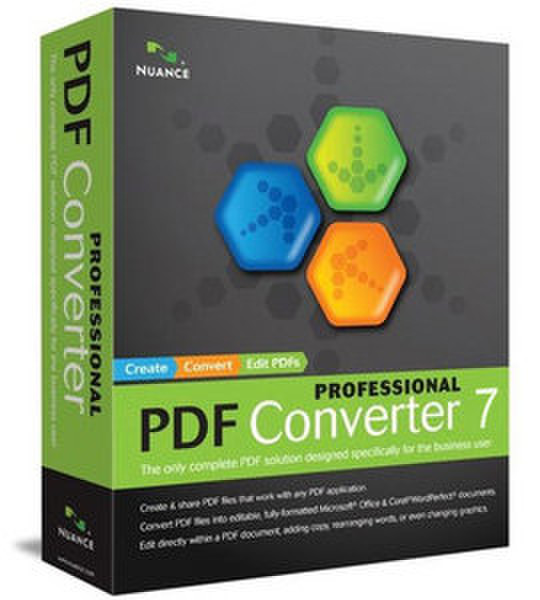 Nuance PDF Converter Professional 7, EN