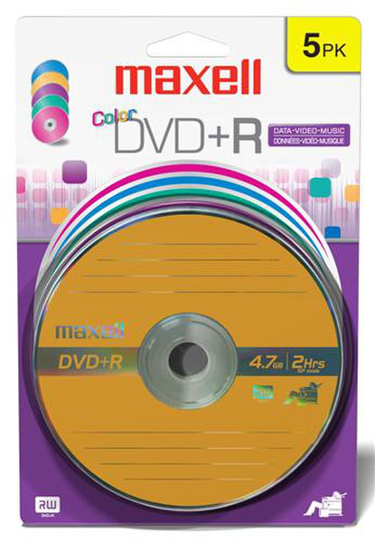 Maxell 5x DVD+R 4.7GB 4.7ГБ DVD+R 5шт