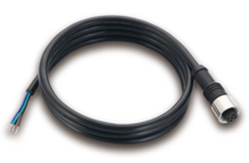 Moxa CBL-M12(FF5P)/OPEN-100 IP67 1м Черный сетевой кабель