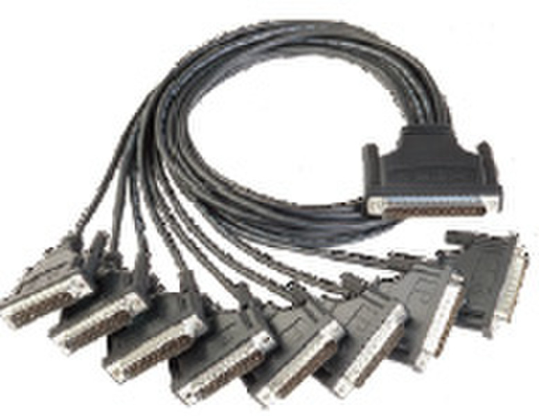 Moxa CBL-M78M25x8-100 1m DB78 DB25 Black serial cable