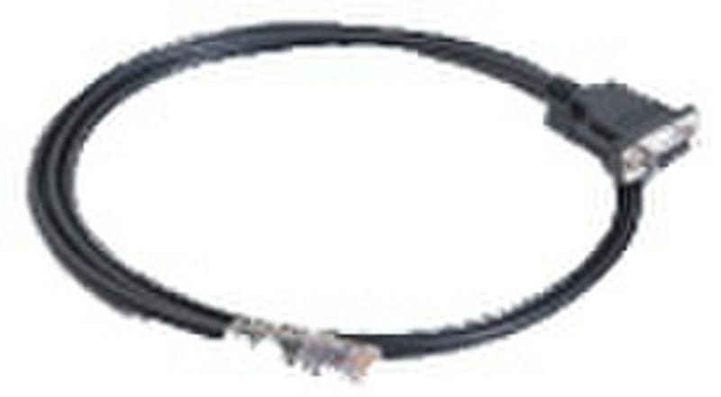 Moxa CBL-RJ45F9-150 1.5м Черный сетевой кабель