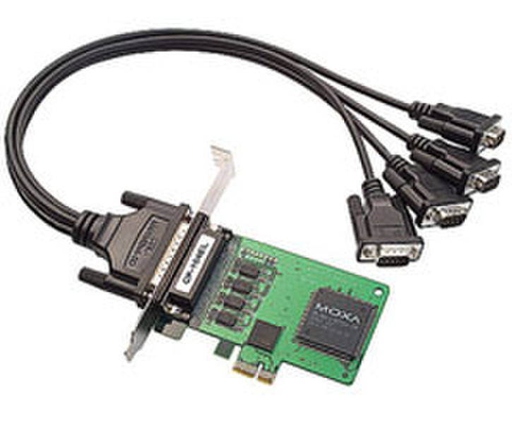 Moxa CP-104EL-DB25M interface cards/adapter