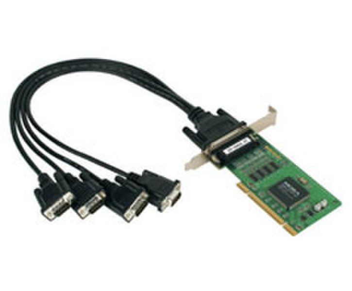 Moxa CP-104UL-DB25M интерфейсная карта/адаптер