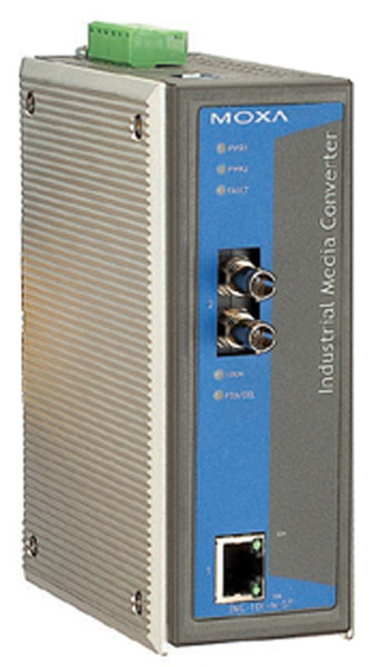 Moxa IMC-101-M-ST 100Mbit/s 1310nm network media converter