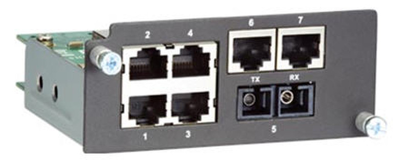 Moxa PM-7200-1LSC6TX Fast Ethernet модуль для сетевого свича