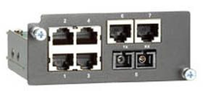 Moxa PM-7200-1MSC6TX Fast Ethernet модуль для сетевого свича