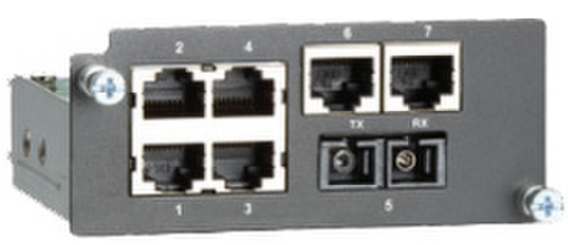 Moxa PM-7200-1SSC6TX Fast Ethernet network switch module