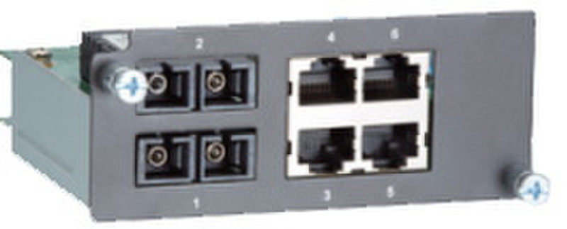 Moxa PM-7200-2MSC4TX Schnelles Ethernet Netzwerk-Switch-Modul