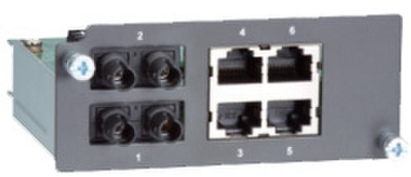Moxa PM-7200-2MST4TX Fast Ethernet модуль для сетевого свича