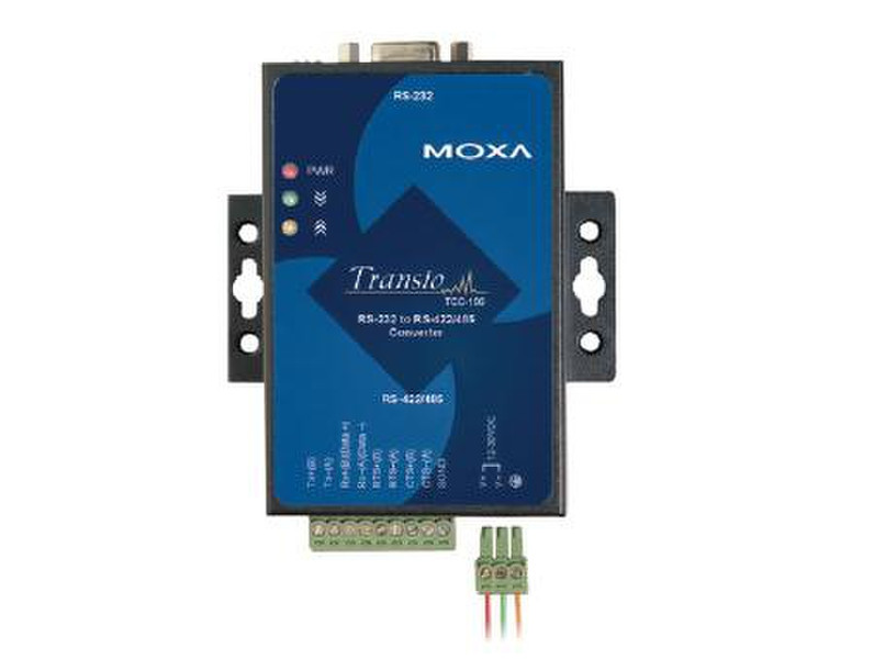 Moxa TCC-100-T RS-232 RS-422/485 Serieller Konverter/Repeater/Isolator