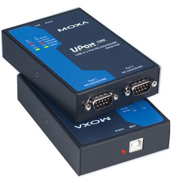 Moxa UPort 1250 USB 2.0 RS-232/422/485 серийный преобразователь/ретранслятор/изолятор
