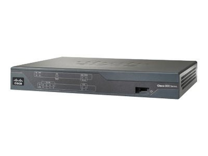 Cisco 887VA Eingebauter Ethernet-Anschluss ADSL2+ Schwarz Kabelrouter