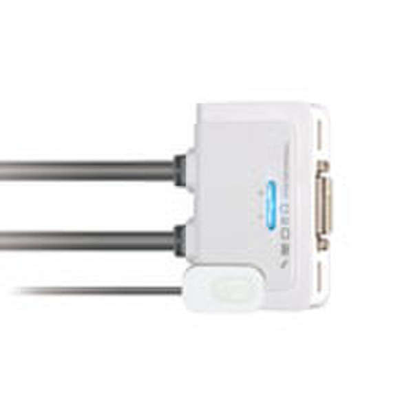Intronics DVI / USB Cable KVM Switch Tastatur/Video/Maus (KVM)-Switch