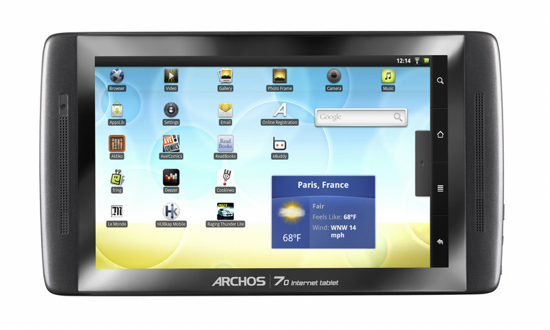 Archos Internet 70 8GB Black tablet
