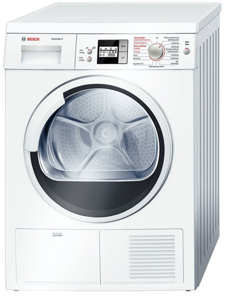 Bosch WTS86501NL freestanding Front-load 8kg B White tumble dryer