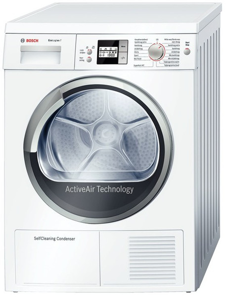 Bosch EcoLogixx 7 S WTW86561NL Freistehend Frontlader 7kg A Weiß Wäschetrockner