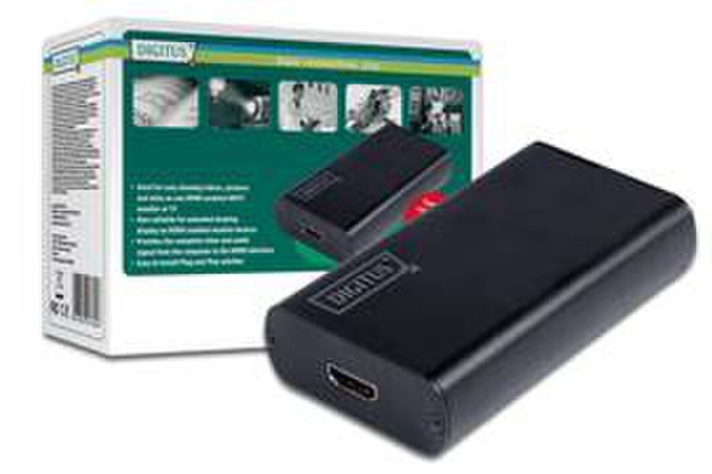 Digitus USB2.0 - HDMI HDMI интерфейсная карта/адаптер