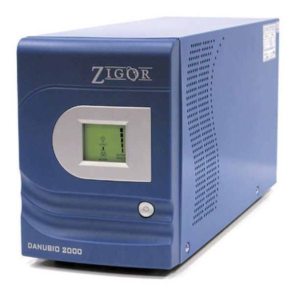Zigor Danubio 2000 Zeile-interaktiv 2000VA 5AC outlet(s) Mini tower Blau Unterbrechungsfreie Stromversorgung (UPS)