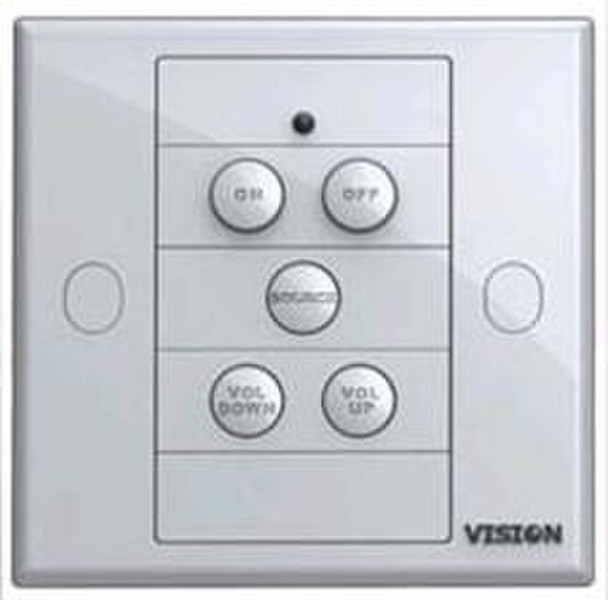 Vision TC2-CTL2 Wired press buttons White remote control
