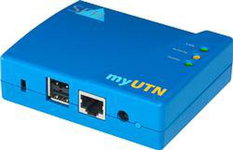 SEH myUTN-50 100Mbit/s Blue interface hub