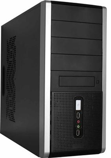 PNL-tec Rasurbo BC-11 ATX Midi-Tower Black,Silver computer case