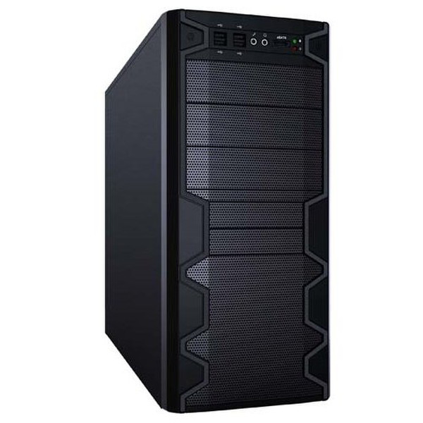 PNL-tec MAXCUBE VORTEX 3620 Midi-Tower Black computer case