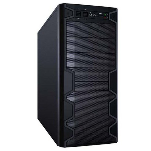 PNL-tec MAXCUBE VORTEX 3620 Midi-Tower Schwarz Computer-Gehäuse