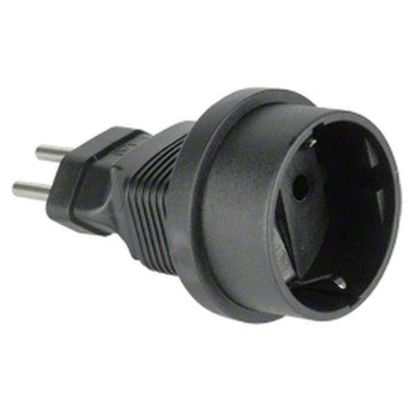 Walimex 15133 Type C (Europlug) Type H (IL) Black power plug adapter